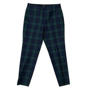 J. Crew Factory Tartan Plaid Pants - Green and Navy